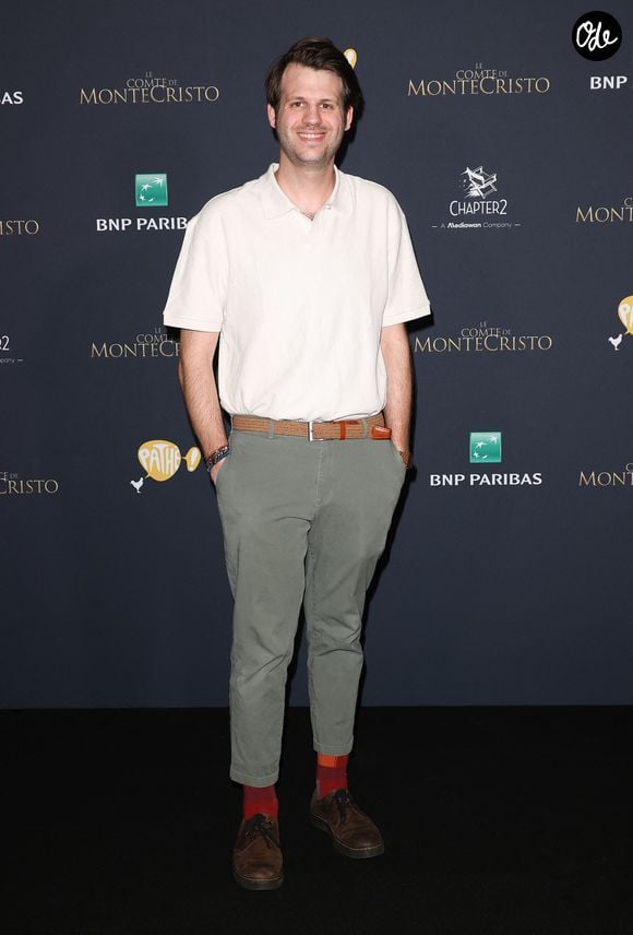 Exclusif - Alessandro Belmondo lors de l'avant-première du film "Le Comte de Monte-Cristo" au Grand Rex à Paris le 20 juin 2024. © Coadic Guirec / Olivier Borde / Bestimage