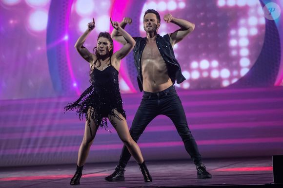 Exclusif - Christian Millette, Jade Geropp - La troupe "EntreNous By D'Pendanse" en tourne&|La troupe "EntreNous By D'Pendanse" en tournée au Dôme de Paris - Palais des Sports, à Paris