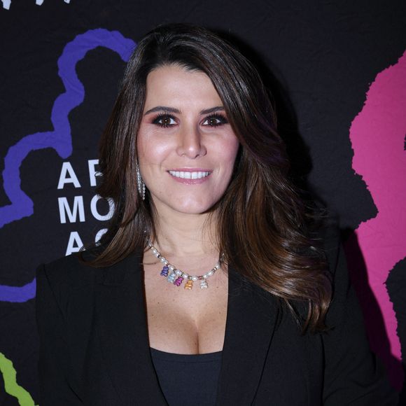 Exclusif - Karine Ferri - Dîner des 40 ans du bijoutier "APM Monaco" à l'hôtel Plaza Athénée à Paris, France, le 14 décembre 2022. © Rachid Bellak/Bestimage