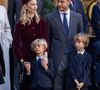 Après 10 ans d'amour et deux enfants, Stefano et Francesco, le couple princier a accueilli leur troisième enfant, selon les journaliste du "Paris Match".

Pierre Casiraghi, sa femme Beatrice Borromeo et leurs enfants Stefano et Francesco lors de la la fête nationale à Monaco, le 19 novembre 2023. 

Photo : Olivier Huitel / Pool Monaco / Bestimage