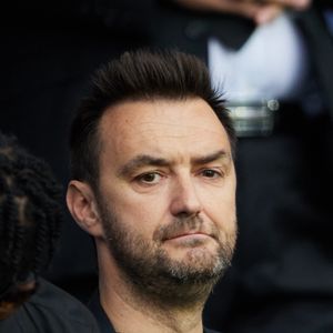 Cyril Lignac - People lors du match de football Ligue 1 Uber Eats PSG Vs Ajaccio (5-0)  au Parc des Princes à Paris le 13 mai 2023.
© Cyril Moreau / Bestimage