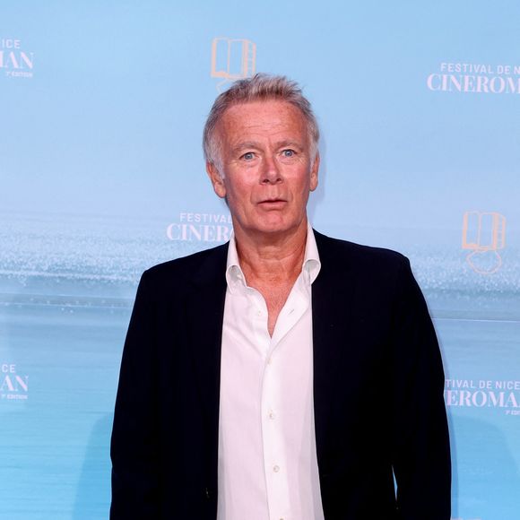 Franck Dubosc - Tapis rouge de la soirée de clôture de la 7ème édition du festival Cineroman à Nice le 4 octobre 2025. © Bebert-Jacovides/Bestimage