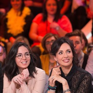 Exclusif - Agathe Auproux et Géraldine Maillet - 1000ème de l'émission "Touche pas à mon poste" (TPMP) en prime time sur C8 à Boulogne-Billancourt le 27 avril 2017. (no web - No Blog pour suisse et Belgique)