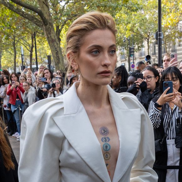 PFW - Paris Jackson est arrivée au défilé Nina Ricci lors du défilé Vêtement Femme Printemps-Été 2025 dans le cadre de la semaine de la mode à Paris le 27 septembre 2024 à Paris, France. Photo by Nasser Berzane/ABACAPRESS.COM
