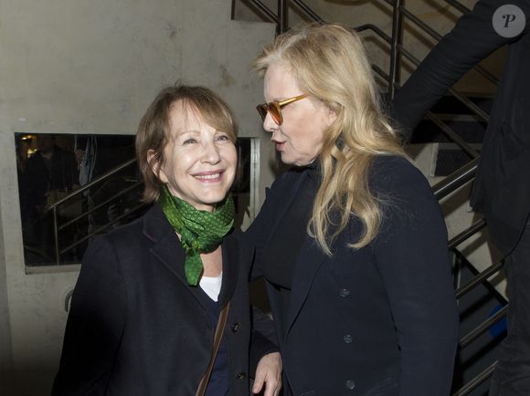 Nathalie Baye et Sylvie Vartan - Soirée en l'honneur de Danielle Darrieux lors de la projection du film "Occupe-toi d'Amélie" de Claude Autant-Lara au Max Linder Panorama à Paris le 9 avril 2018. © Pierre Perusseau/Bestimage