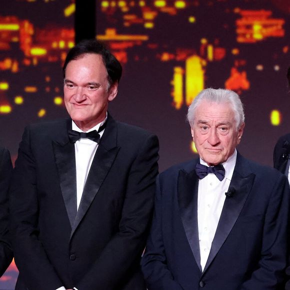 Leonardo DiCaprio, Quentin Tarantino, Robert de Niro, Laurent Lafitte, Mylène Farmer - Cérémonie d'ouverture du 78ème Festival International du Film de Cannes, au Palais des Festivals à Cannes. Le 13 mai 2025.
© Borde-Jacovides-Moreau / Bestimage