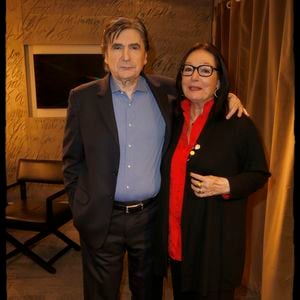 Exclusif - Serge Lama et Nana Mouskouri - People au concert de Serge Lama du 26 au 28 mars 2015