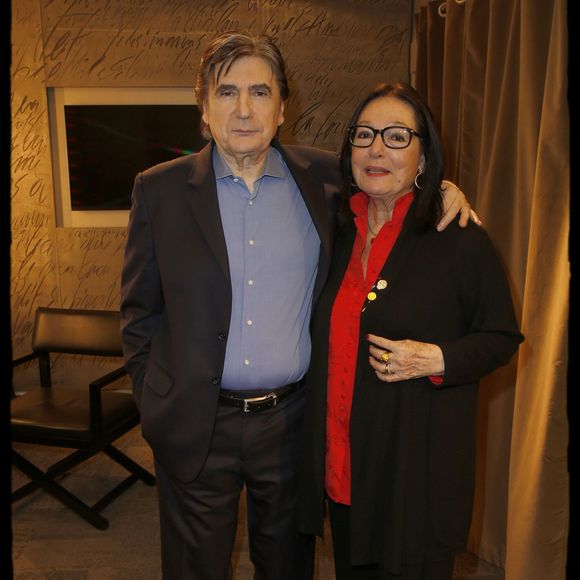 Exclusif - Serge Lama et Nana Mouskouri - People au concert de Serge Lama du 26 au 28 mars 2015