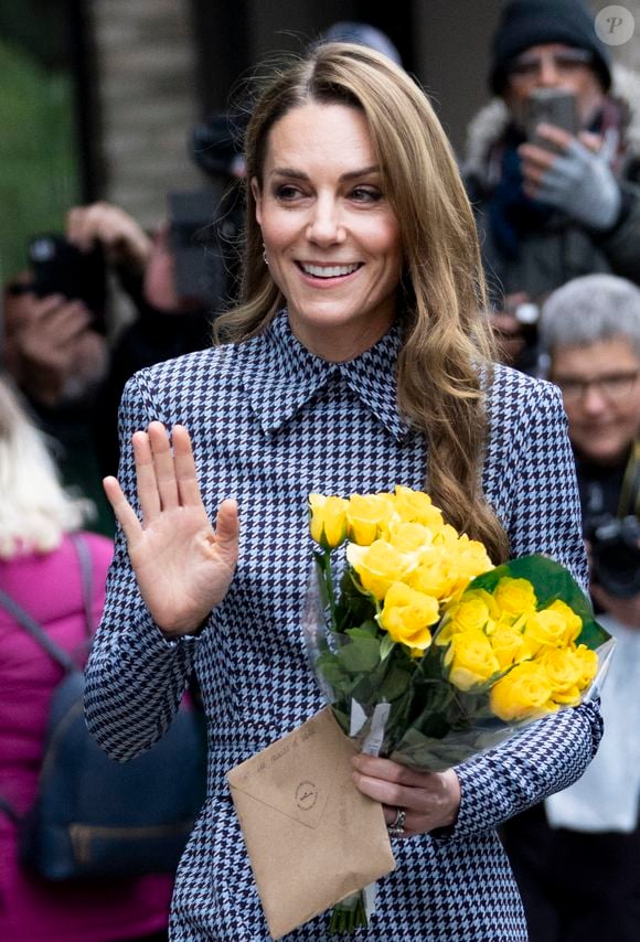 Catherine (Kate) Middleton, princesse de Galles, quitte l'association Anna Freud à Londres, le 27 novembre 2025.

GOFF  / BESTIMAGE