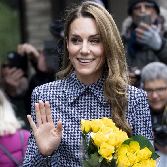Catherine (Kate) Middleton, princesse de Galles, quitte l'association Anna Freud à Londres, le 27 novembre 2025.

GOFF  / BESTIMAGE
