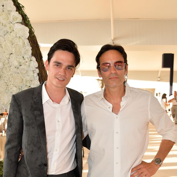 Exclusif - Anthony Delon et son frère Alain-Fabien Delon - Longines Paris Eiffel Jumping au Champ de Mars à Paris, France, le 5 juillet 2019. © Veeren Ramsamy/Bestimage