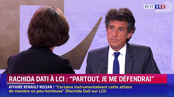 Rachida Dati interviewée sur LCI.
