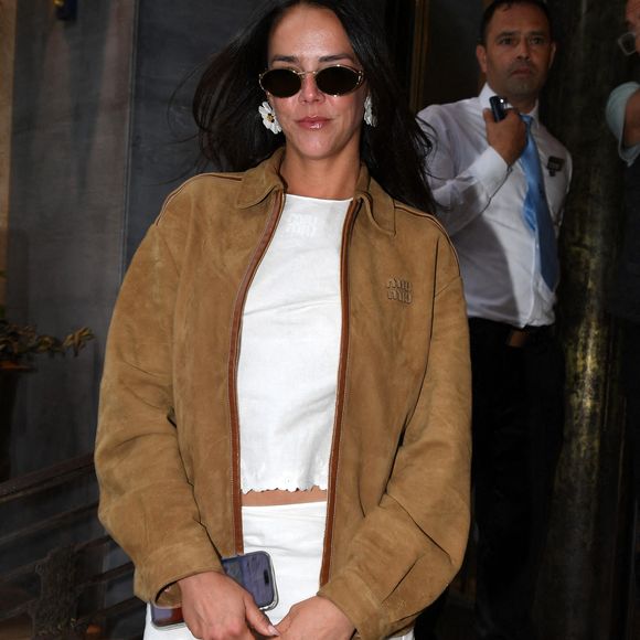 Pauline Ducruet est arrivée avec style au dîner Miu Miu organisé à Juan-les-Pins, en France, dans le cadre du 78e Festival de Cannes, le 20 mai 2025. Photo by GPress/SplashNews/ABACAPRESS.COM
