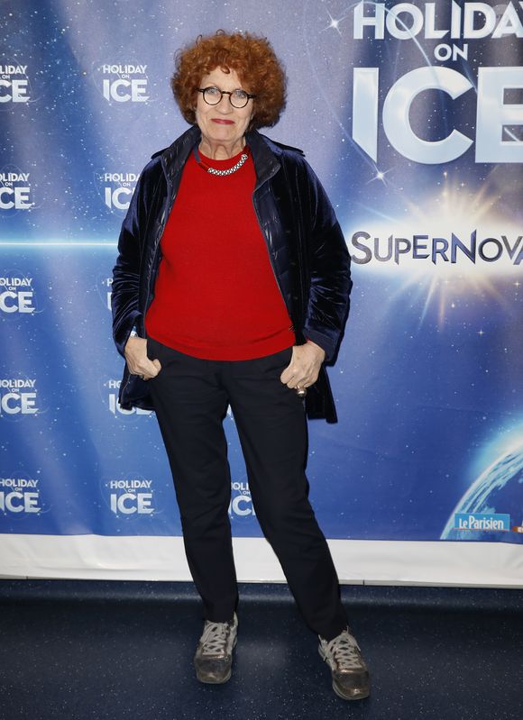 Exclusif - Andréa Ferréol - People au photocall du nouveau spectacle Holiday on Ice "Supernova" au Dôme de Paris - Palais des Sports le 27 février 2020. © Marc-Ausset Lacroix/Bestimage
