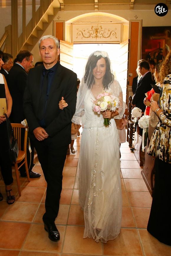 Exclusif - Prix spécial - Jo Jacotey (père de Alizée) - Mariage religieux en l'église de Villanova d' Alizée et Grégoire Lyonnet - Villanova le 18 juin 2016
© Olivier Huitel - Olivier Sanchez / Bestimage - Crystal