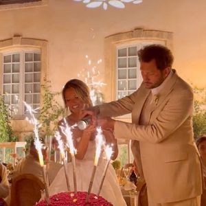 Exclusif - Mariage d'Eric Antoine et Gennifer Demey à Aix-en-Provence le 30 août 2025.