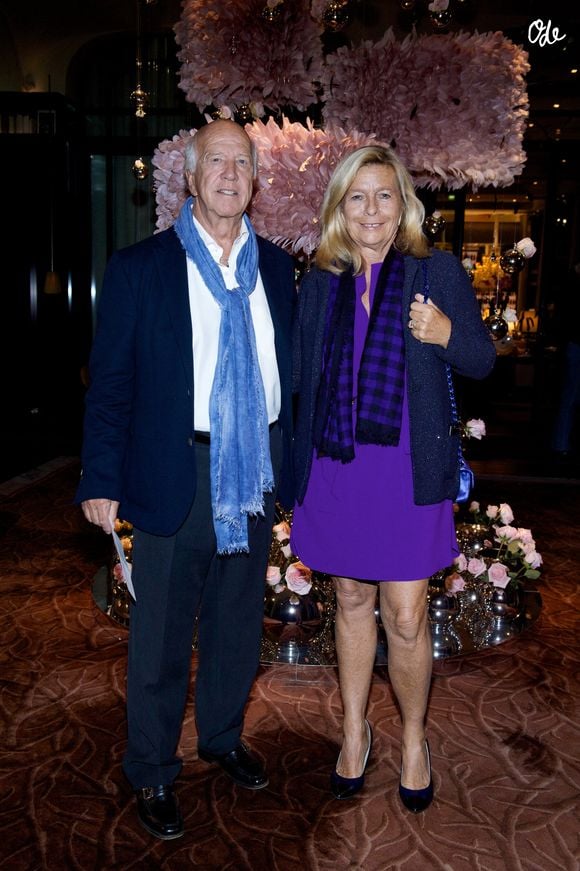 Sergio Gobbi et Corinne Bouygues lors de la projection en avant-première du film "Samba" au Cinéma Katara du Royal Monceau-Raffles Paris le 14 octobre 2014, organisé par l'Hôtel Guanahani & SPA. © JULIO PIATTI / BESTIMAGE