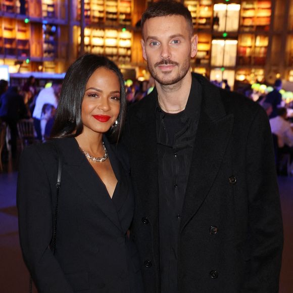 Christina Milian et son mari M. Pokora assistent au photocall " Make a Wish Gala " à Paris, France, le 25 novembre 2024 à Paris, France. Photo by Jerome Dominé/ABACAPRESS.COM