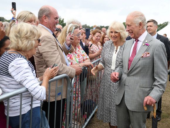 Le roi Charles III d'Angleterre et Camilla Parker Bowles, reine consort d'Angleterre,visitent le Sandringham Flower Show 2025. © Chris Radburn/WPA-Pool/Bestimage