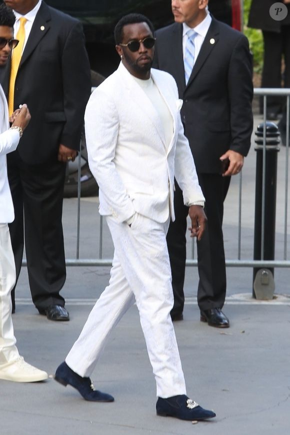 P. Diddy lors des obsèques de Nipsey Hussle à Los Angeles, le 11 avril 2019. Backgrid USA / Bestimage