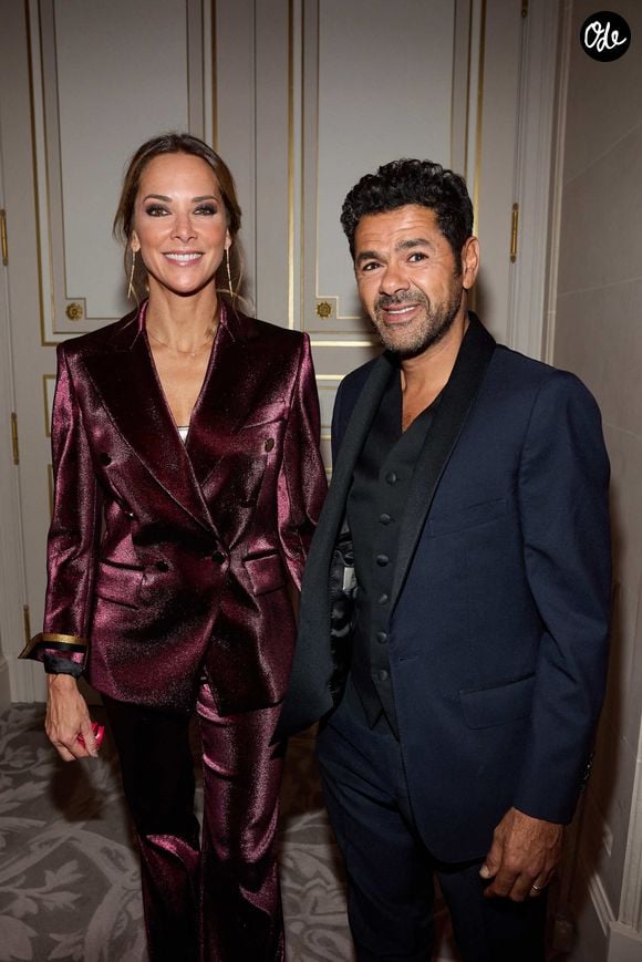 Mélissa Theuriau et Jamel Debbouze lors de la 11ème édition de la soirée Global Gift Gala à l'hôtel Four Seasons George V à Paris. © Cyril Moreau / Bestimage