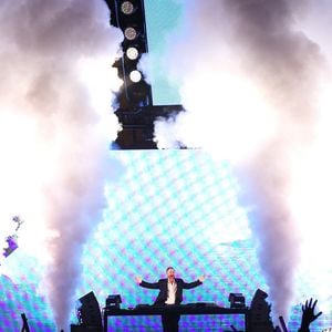 Le 10 mai 2025, Huntington Beach, Californie, États-Unis : David Guetta se produit sur scène lors de l'émission iHeartRadio's 102.7 KIIS FM Wango Tango à Huntington City Beach. (Credit Image : © Casey Flanigan/SOPA Images via ZUMA Press Wire)
