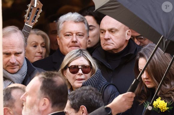 Camille Bauchau-Bardot, nièce de Brigitte Bardot - Sorties des obsèques de Brigitte Bardot en l'église Paroissiale Notre-Dame-de-l'Assomption de Saint-Tropez, France
 © Jacovides-Moreau/Bestimage