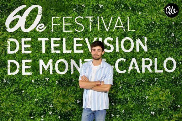 Clément Remiens pour la série Ici tout commence, sur le photocall du 60eme Festival de Télévision de Monte-Carlo au Grimaldi Forum à Monaco le 20 juin 2021. © Bruno Bebert/Bestimage