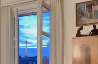 Retrouvailles entre les membres de "William à midi" chez William Leymergie et Sophie Davant à Paris.