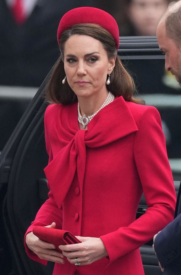 Catherine (Kate) Middleton, princesse de Galles - La famille royale d'Angleterre célèbre le 76ème Commonwealth Day à l'abbaye de Westminster à Londres le 10 mars 2025.  ©Julien Burton / Bestimage