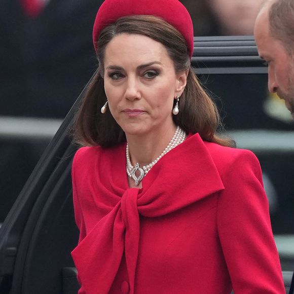 Catherine (Kate) Middleton, princesse de Galles - La famille royale d'Angleterre célèbre le 76ème Commonwealth Day à l'abbaye de Westminster à Londres le 10 mars 2025.  ©Julien Burton / Bestimage