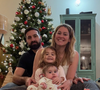 Laure et Matthieu de "Mariés au premier regard" avec leurs filles Rose et Lya, décembre 2024