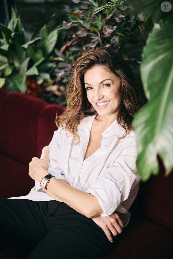 Exclusif - Rendez-vous avec Nadia Farès à "l'Hôtel Particulier" à Paris le 16 juillet 2025.
© Sylvie Castioni / Bestimage