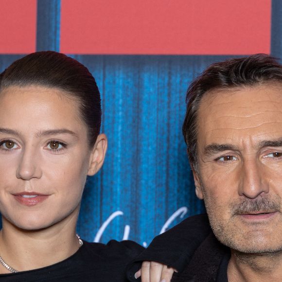 Adèle Exarchopoulos et Gilles Lellouche assistent à l'avant-première du film 'Chien 51' au Grand Rex le 13 octobre 2025 à Paris, France. Photo by Nasser Berzane/ABACAPRESS.COM