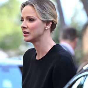 La princesse Charlène de Monaco - La famille princière monégasque a assisté à la messe pontificale en hommage au pape François, célébrée en la Cathédrale de Monaco par Monseigneur Dominique-Marie David, le 22 avril 2025.
© Bruno Bebert / Bestimage