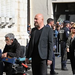 Christophe Mercy, Angela Lorente - Obsèques de Loana Petrucciani dans la cathédrale Sainte-Réparate à Nice le 10 avril 2026. 

© Bruno Bebert/Bestimage