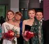 C'est le chef Marcel Ravin qui était derrière le menu qui a fait honneur à ses racines martiniquaises.
Christian Louboutin, la princesse Caroline de Hanovre, la princese Charlene de Monaco et le prince Albert II de Monaco durant la 69ème édition du Bal de la Rose dans la Salle des Étoiles du Sporting Monte-Carlo à Monaco, le 29 mars 2025. © Bruno Bebert / Pool Monaco / Bestimage