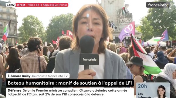 Une journaliste de franceinfo connaît une altercation avec un homme en direct à Paris.