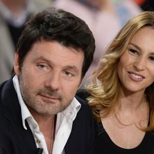 Philippe Lellouche et Vanessa Demouy en promotion pour la pièce de théâtre "L'appel de Londres" à la Gaité Montparnasse - Enregistrement de l'émission "Vivement Dimanche" à Paris
COADIC GUIREC / BESTIMAGE
