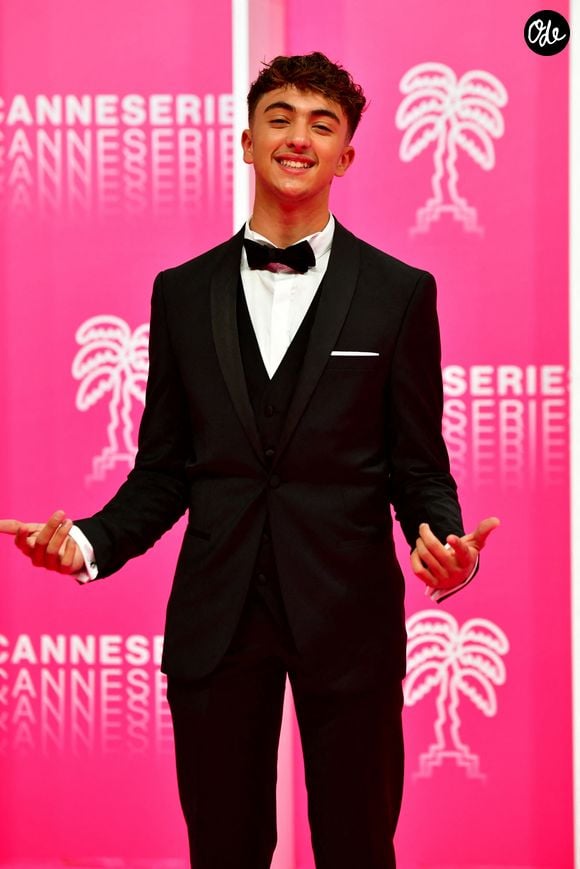 Inoxtag durant la soirée d'ouverture de Canneseries saison 3 au Palais des Festivals à Cannes, le 9 octobre 2020. Canneseries se déroule du 9 au 14 octobre avec des mesures sanitaires importantes dues au COVID-19. © Bruno Bebert / Bestimage 