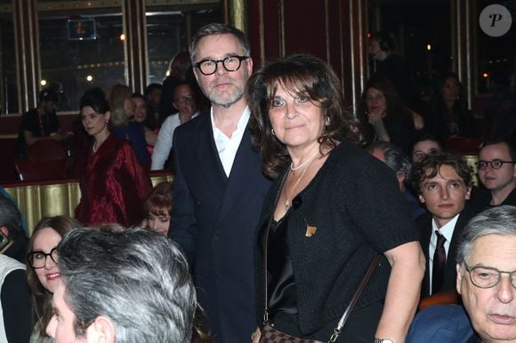 Guillaume de Tonquédec et Maria Martin (Directrice du Théâtre Édouard VII) - Intérieur - 36ème cérémonie des Molières aux Folies Bergère à Paris le 28 avril 2025. © Bertrand Rindoff / Bestimage