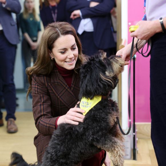 Catherine (Kate) Middleton, princesse de Galles à l'hôpital Royal Marsden, où elle a reçu son traitement contre le cancer, à Londres, Royaume-Uni, le 14 janvier 2025. © Chris Jackson/WPA-Pool/Bestimage