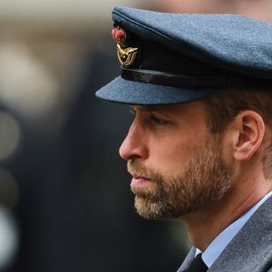 Le prince William prince de Galles honore les disparus des deux guerres mondiales lors de la cérémonie Remembrance Sunday ( Dimanche du souvenir ) au Cénotaphe à Londres - The Prince of Wales attends the National Service of Remembrance at the Cenotaph, 10 Novembre 2024.

Photo par John Rainford/IPA-Pool
