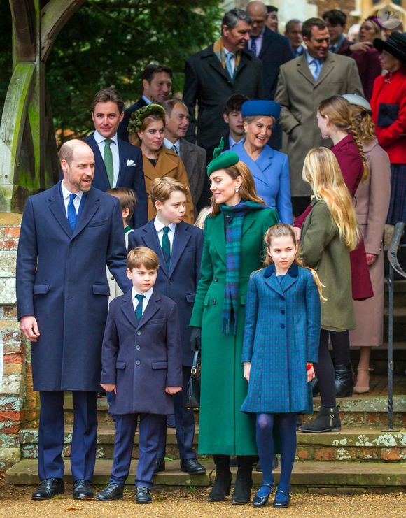 Princesse Beatrice, Edoardo Mapelli Mozzi, Sophie Rhys-Jones, duchesse d'Edimbourg, le prince Edward, duc d'Edimbourg, Savannah Phillips, Catherine (Kate) Middleton, princesse de Galles, Prince Louis, Princesse Charlotte, Prince George, Le prince William, prince de Galles ALPHA AGENCY / BESTIMAGE
