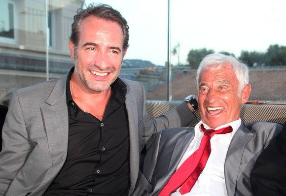 Exclusif - Jean Dujardin, Jean-Paul Belmondo - Soirée de Gala caritative au profit de l'association "Des Cantines Scolaires pour les Enfants du Sahel" à Cannes au Five Seas Hotel, le 31 mai 2014.
Jean-François Ottonello / Nice Matin / Bestimage