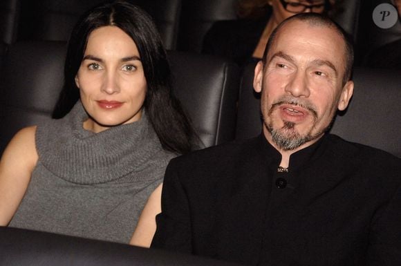 Le chanteur français Florent Pagny et sa femme Azucena assistent à l'ouverture du 2ème festival international du film latino-américain à Paris, France, le 06 décembre 2006. Photo Giancarlo Gorassini/Abaca