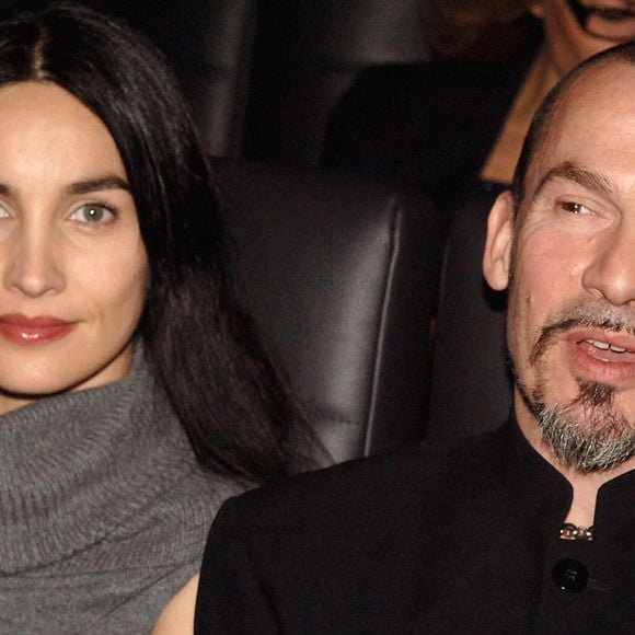 Le chanteur français Florent Pagny et sa femme Azucena assistent à l'ouverture du 2ème festival international du film latino-américain à Paris, France, le 06 décembre 2006. Photo Giancarlo Gorassini/Abaca