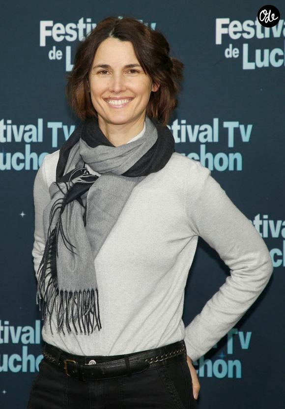 Eglantine Eméyé lors de la 24ème édition du festival TV de Luchon le 8 février 2022. © Christophe Aubert / Bestimage