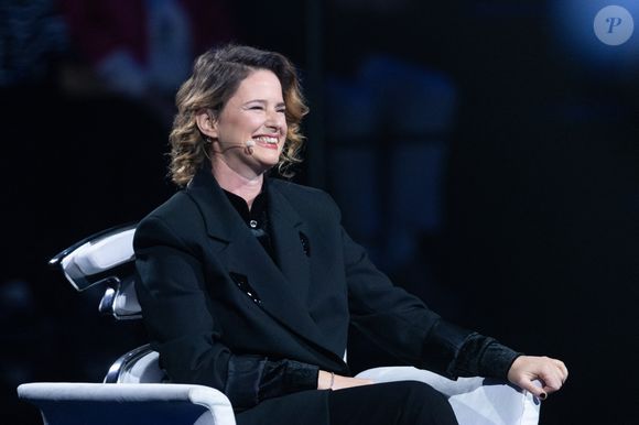 Exclusif - Elodie Poux lors de l'enregistrement de l'émission "La chanson secrète N°14", présentée par Nikos Aliagas et diffusée le 26 décembre sur TF1, à Paris le 9 décembre 2025. © Jacovides-Moreau/Bestimage