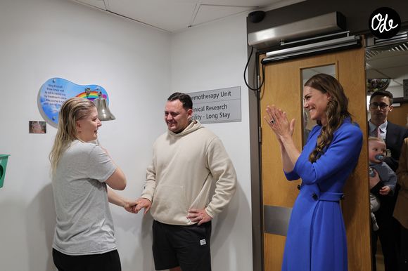 La princesse de Galles (Catherine "Kate" Middleton, princesse de Galles) lors d'une visite à l'hôpital Christie NHS Foundation Trust à Manchester, Royaume-Uni, le jeudi 4 juin 2026. Andy Stenning/Daily Mirror/PA Photo/Bestimage